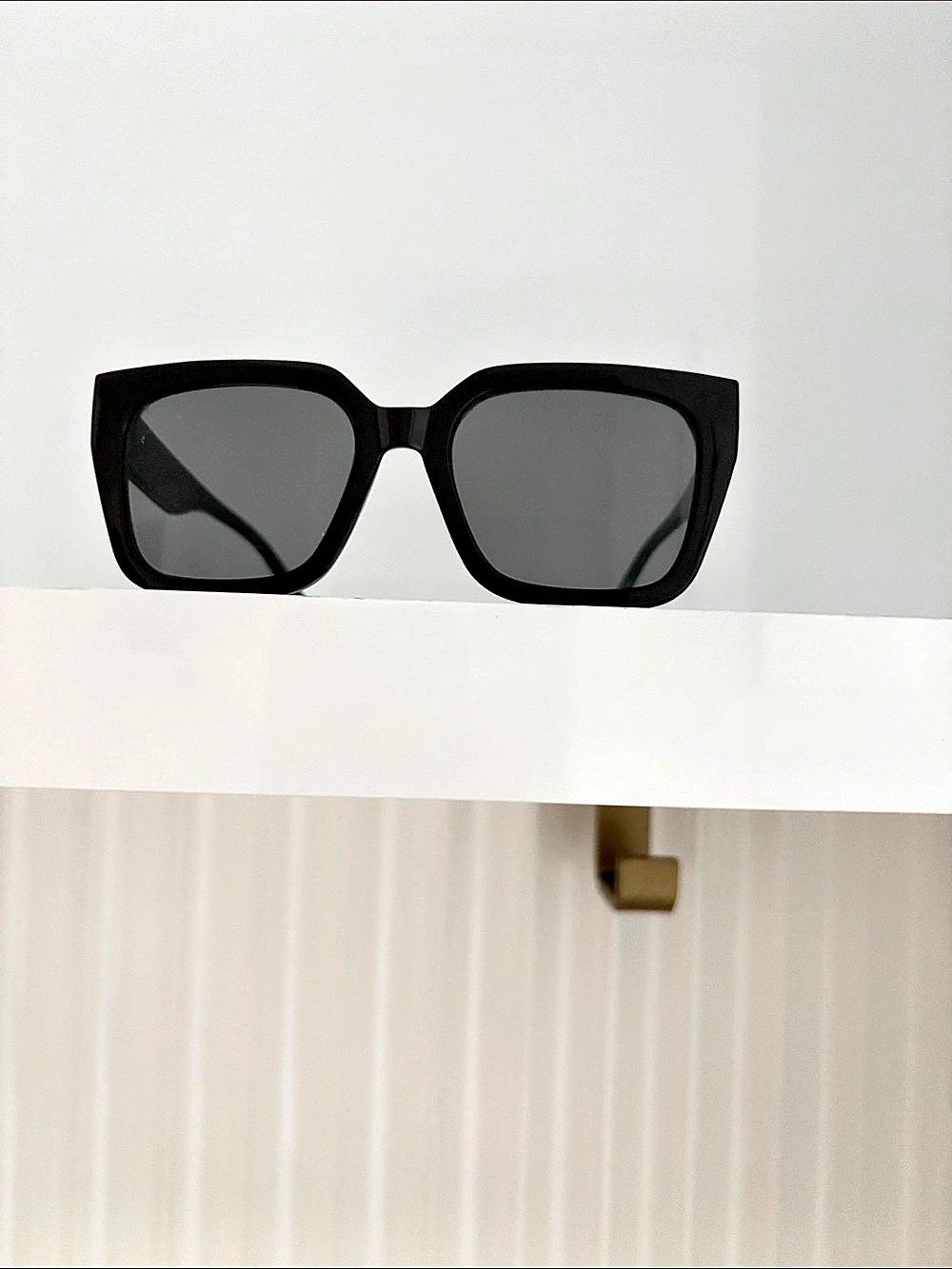 Black Oversized Square Sunglasses